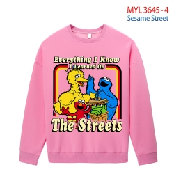 sesame street Cotton round neck long sleeved sweater from S to 4XL MYL-3645-4