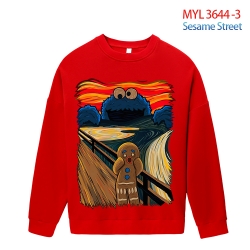 sesame street Cotton round neck long sleeved sweater from S to 4XL  MYL-3644-3