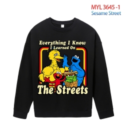 sesame street Cotton round neck long sleeved sweater from S to 4XL MYL-3645-1