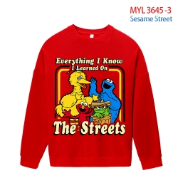 sesame street Cotton round neck long sleeved sweater from S to 4XL MYL-3645-3
