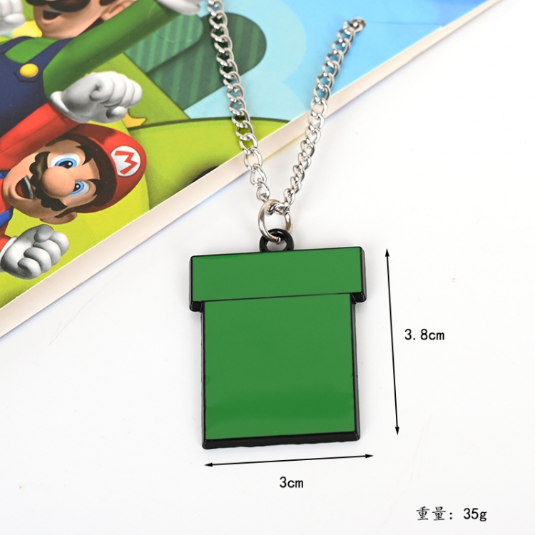 Super Mario Anime cartoon metal necklace pendant price for 5 pcs