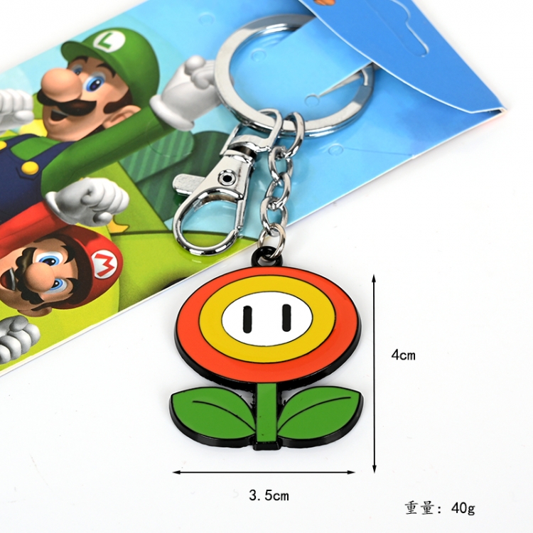 Super Mario Animation peripheral metal keychain pendant price for 5 pcs