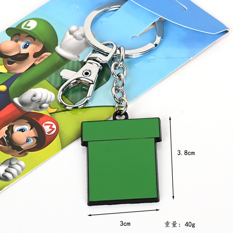 Super Mario Animation peripheral metal keychain pendant price for 5 pcs