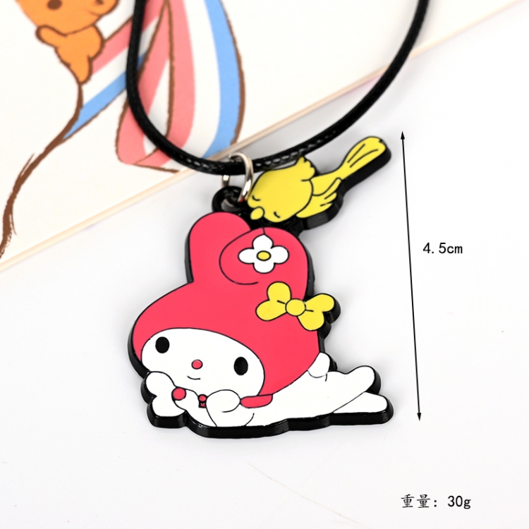 sanrio Animation peripheral leather rope necklace pendant price for 5 pcs