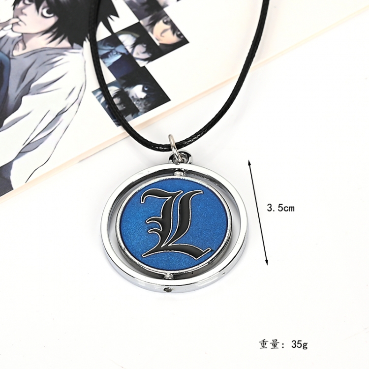 Death note Animation peripheral leather rope necklace pendant price for 5 pcs