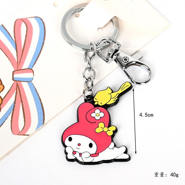 sanrio Animation peripheral metal keychain pendant price for 5 pcs