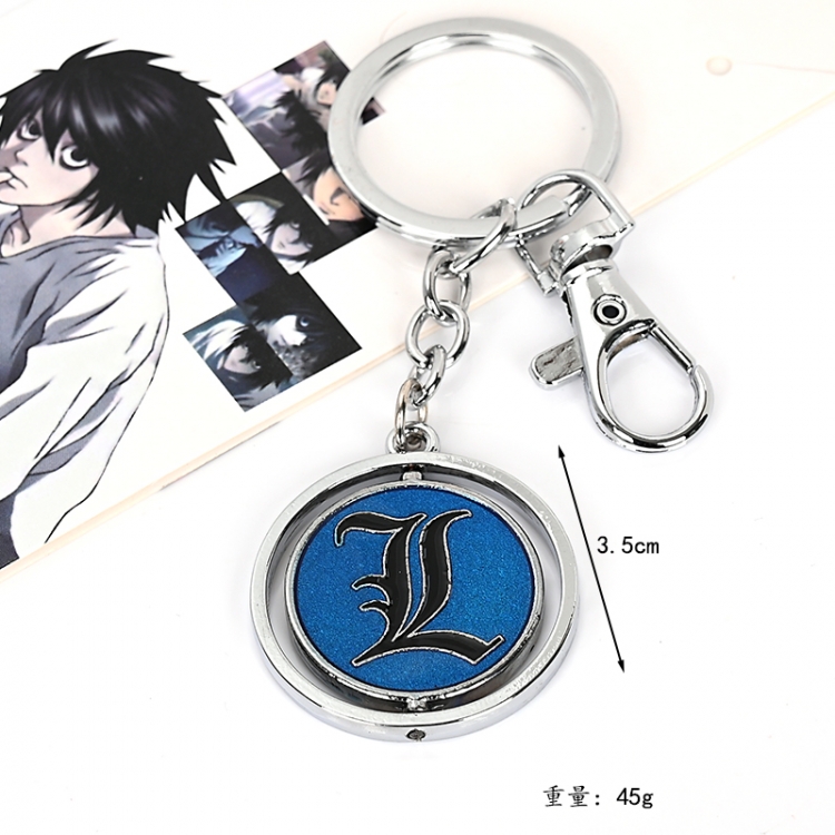 Death note Animation peripheral metal keychain pendant price for 5 pcs