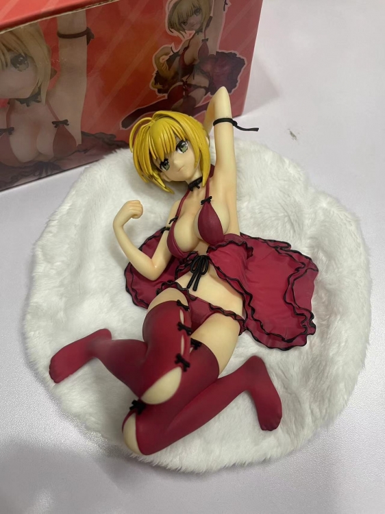 Fate stay night  Lying posture Nero Boxed Figure Decoration Model