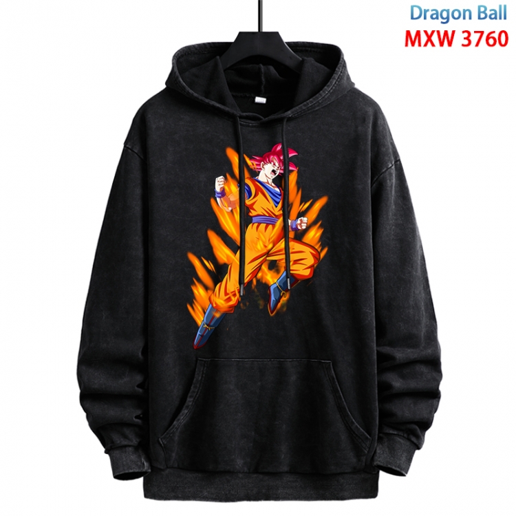 DRAGON BALL Anime peripheral washing and worn-out pure cotton sweater from S to 3XL MXW-3760-1