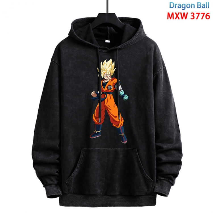 DRAGON BALL Anime peripheral washing and worn-out pure cotton sweater from S to 3XL  MXW-3776-1 动