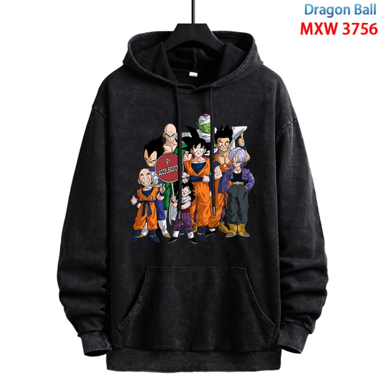 DRAGON BALL Anime peripheral washing and worn-out pure cotton sweater from S to 3XL MXW-3756-1