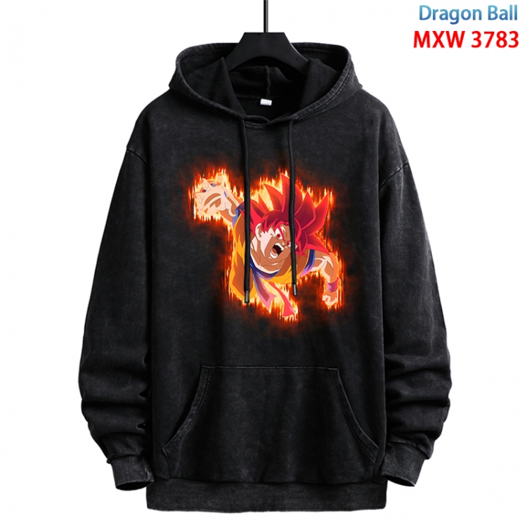 DRAGON BALL Anime peripheral washing and worn-out pure cotton sweater from S to 3XL MXW-3783-1