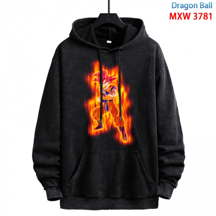 DRAGON BALL Anime peripheral washing and worn-out pure cotton sweater from S to 3XL MXW-3781-1
