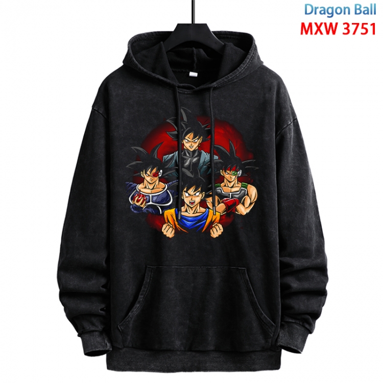 DRAGON BALL Anime peripheral washing and worn-out pure cotton sweater from S to 3XL MXW-3751-1