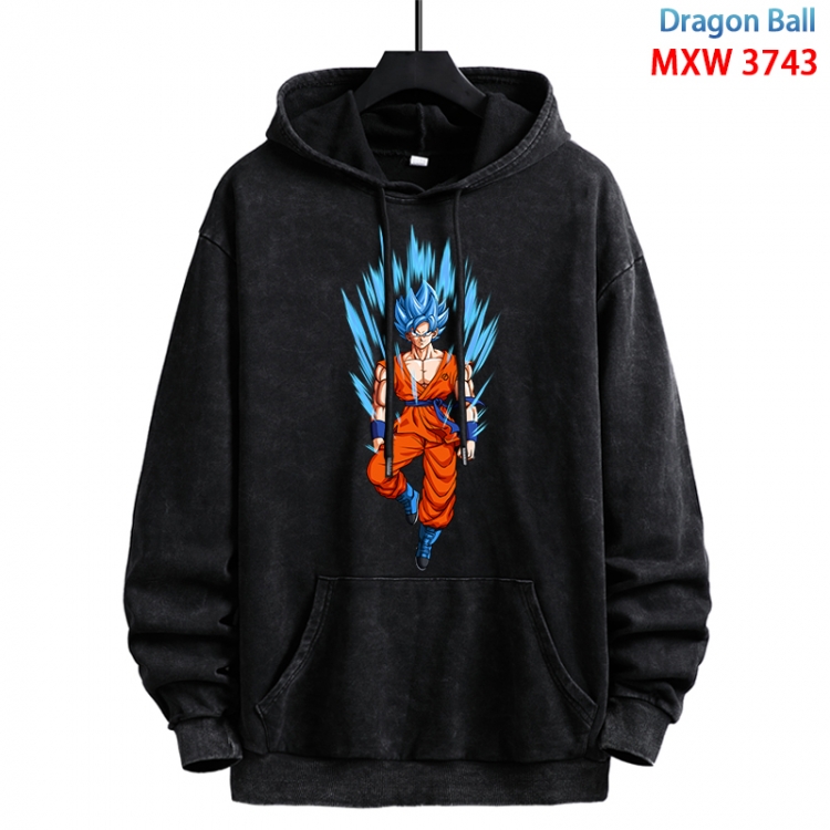 DRAGON BALL Anime peripheral washing and worn-out pure cotton sweater from S to 3XL  MXW-3743-1