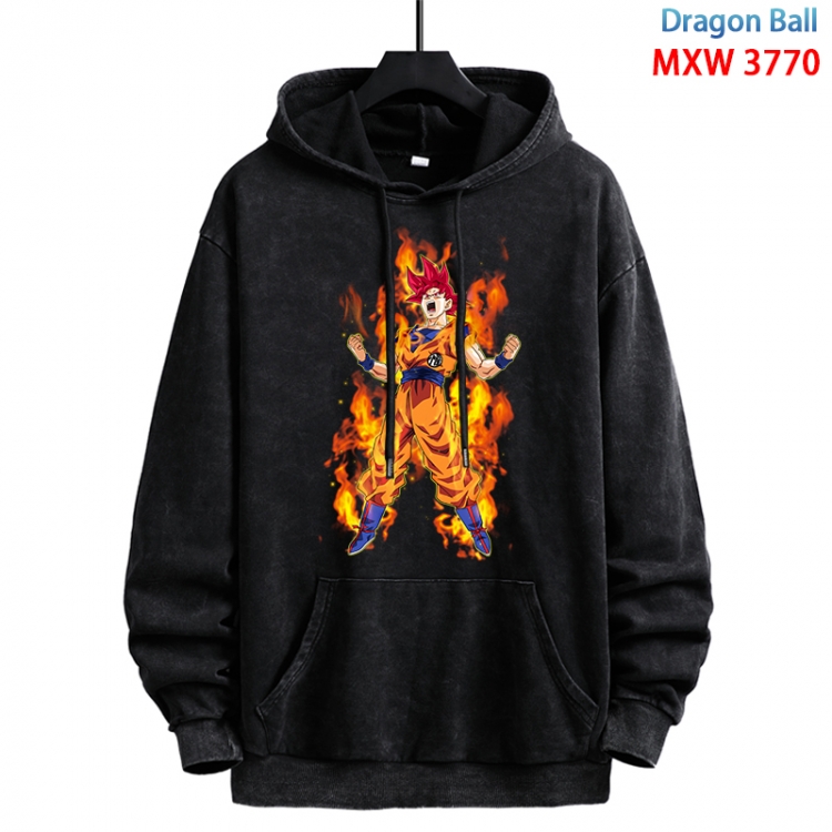 DRAGON BALL Anime peripheral washing and worn-out pure cotton sweater from S to 3XL  MXW-3770-1