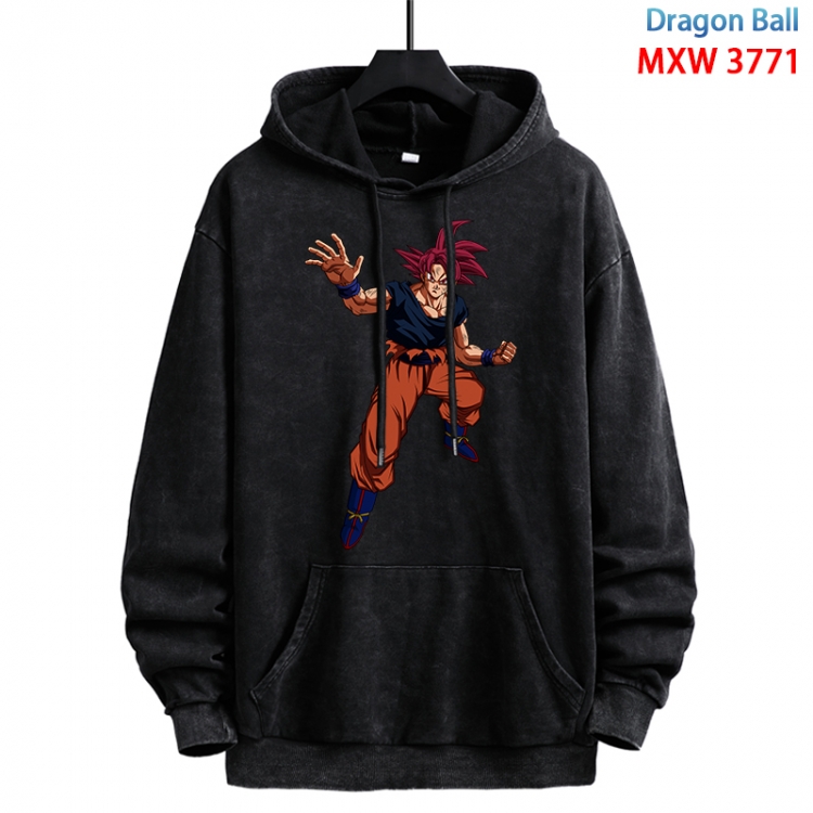 DRAGON BALL Anime peripheral washing and worn-out pure cotton sweater from S to 3XL MXW-3771-1