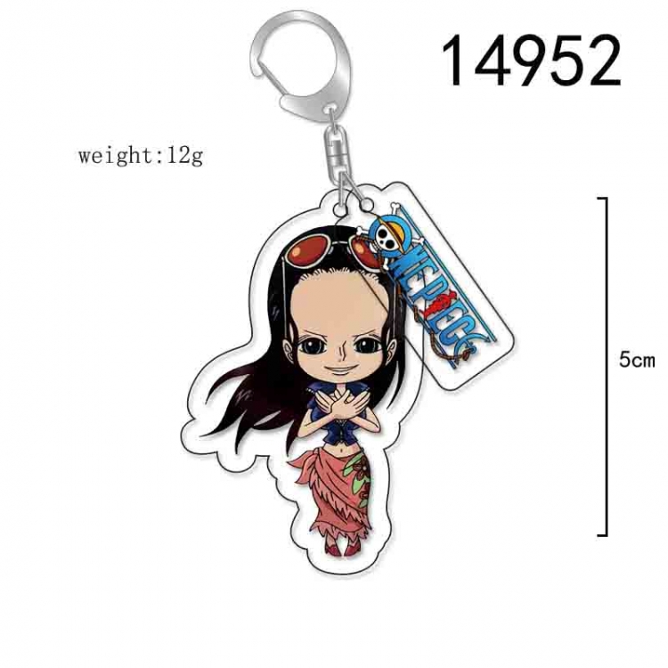 One Piece Anime Acrylic Keychain Charm price for 5 pcs 14952