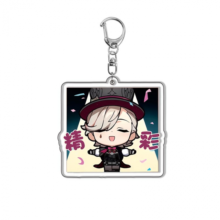 Genshin Impact Anime Acrylic Keychain Charm price for 5 pcs 1944Y