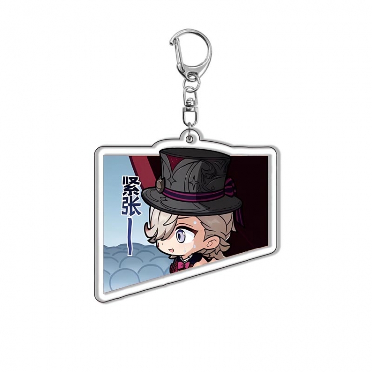 Genshin Impact Anime Acrylic Keychain Charm price for 5 pcs 1945Y