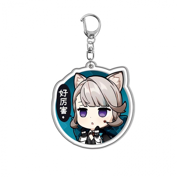 Genshin Impact Anime Acrylic Keychain Charm price for 5 pcs 1937Y