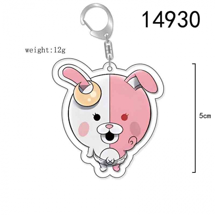 Dangan-Ronpa Anime Acrylic Keychain Charm price for 5 pcs 14930