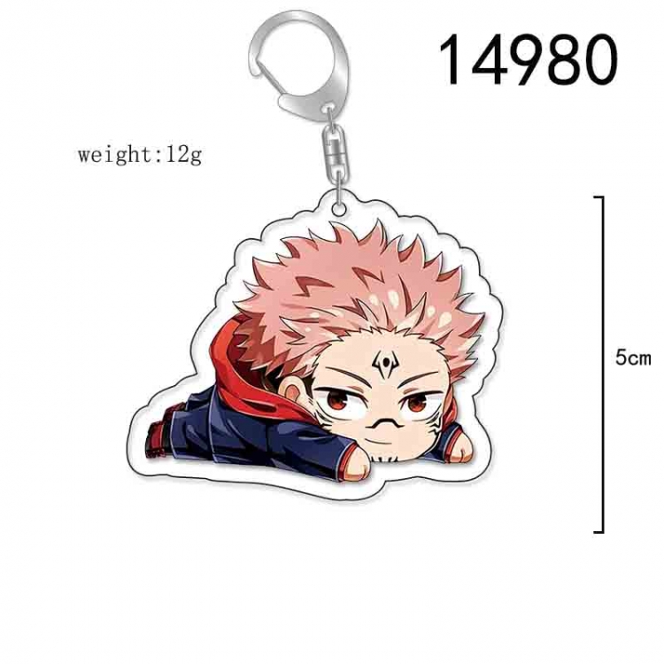 Jujutsu Kaisen Anime Acrylic Keychain Charm price for 5 pcs 14980