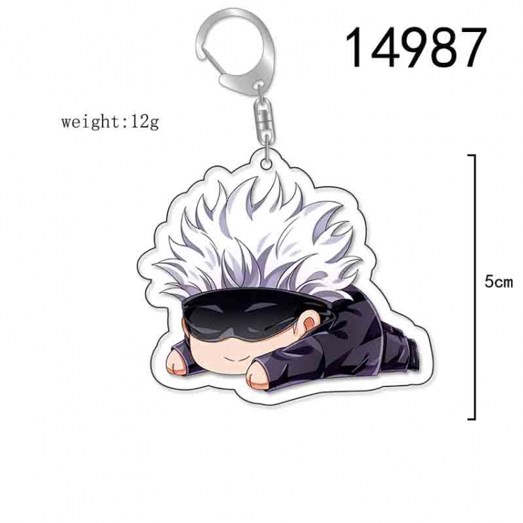 Jujutsu Kaisen Anime Acrylic Keychain Charm price for 5 pcs 14987