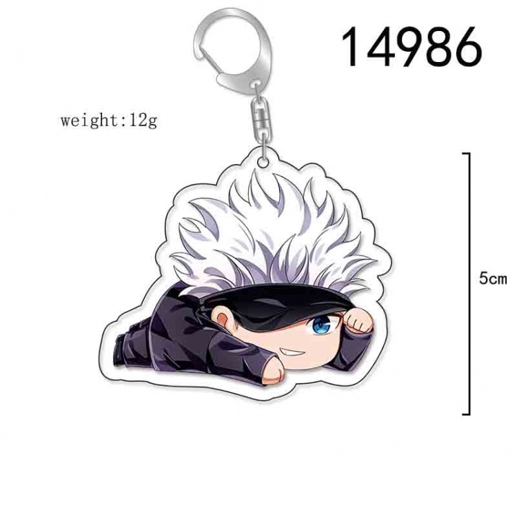 Jujutsu Kaisen Anime Acrylic Keychain Charm price for 5 pcs 14986