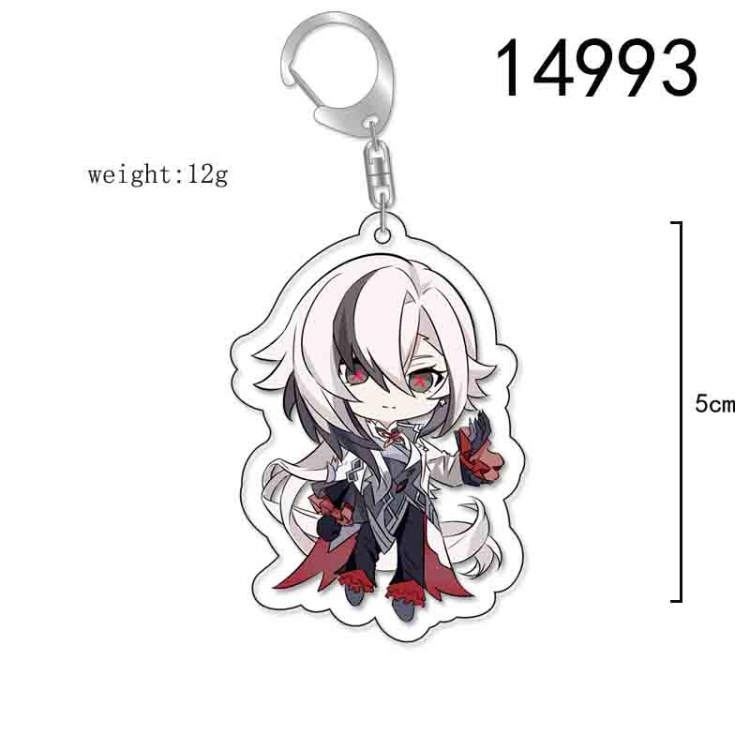 Genshin Impact Anime Acrylic Keychain Charm price for 5 pcs 14993