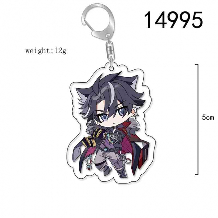 Genshin Impact Anime Acrylic Keychain Charm price for 5 pcs 14995
