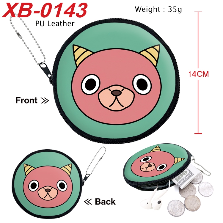 SPY×FAMILY Anime PU leather material circular zipper zero wallet 14cm XB-0143