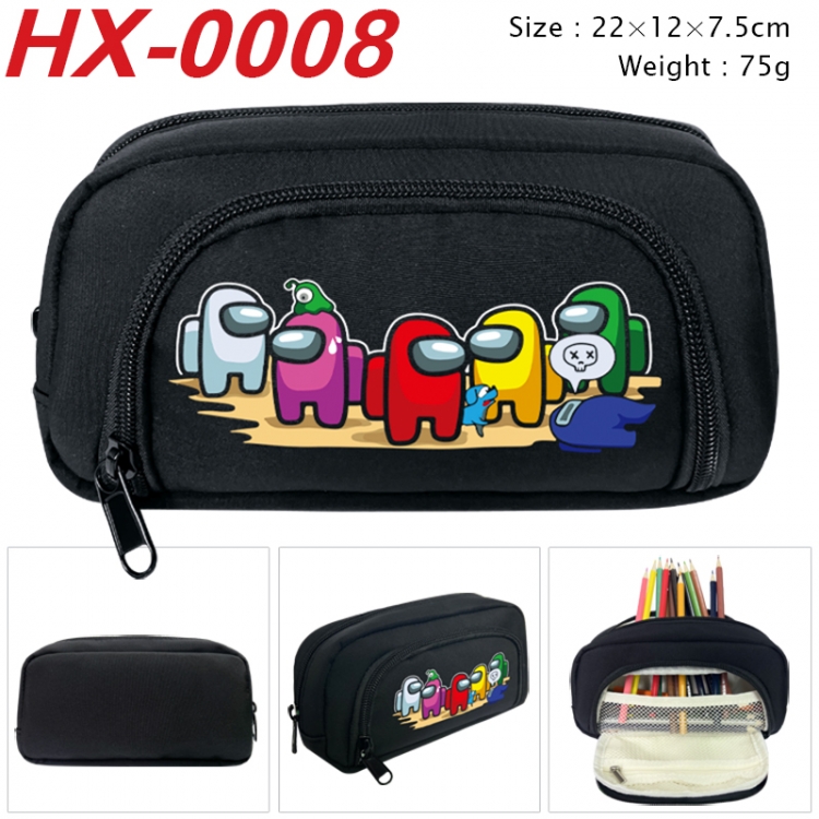 Among us Anime 3D pen bag with partition stationery box 20x10x7.5cm 75g HX-0008