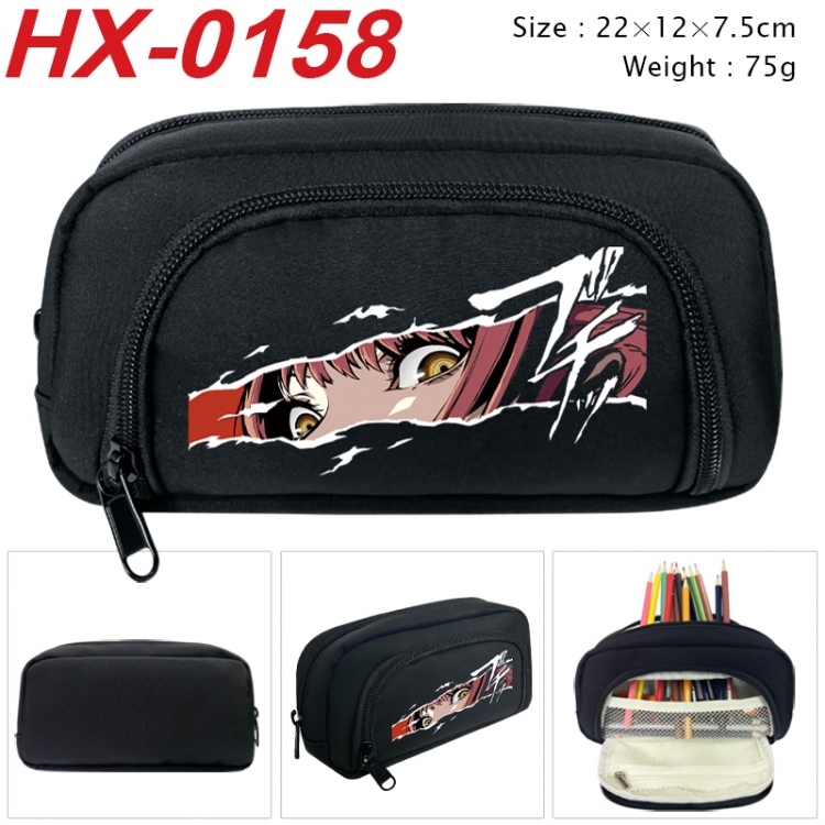 Chainsaw man Anime 3D pen bag with partition stationery box 20x10x7.5cm 75g  HX-0158