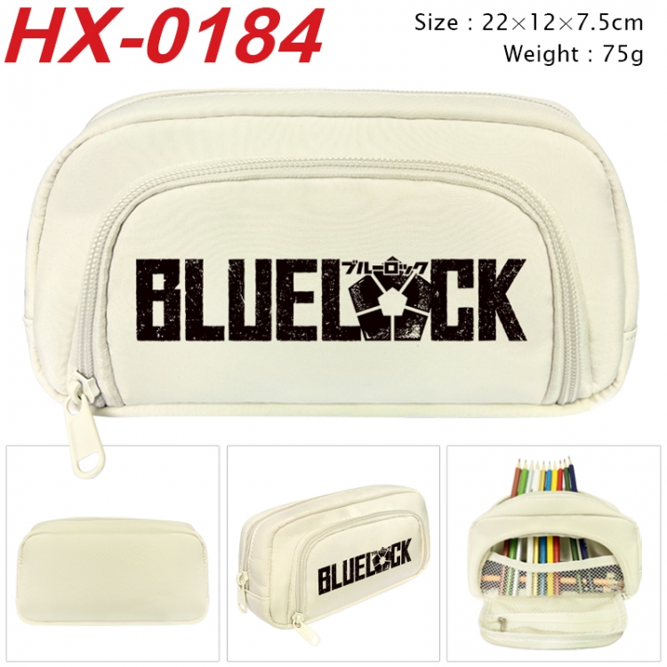 BLUE LOCK Anime 3D pen bag with partition stationery box 20x10x7.5cm 75g  HX-0184