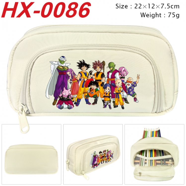 DRAGON BALL Anime 3D pen bag with partition stationery box 20x10x7.5cm 75g  HX-0086