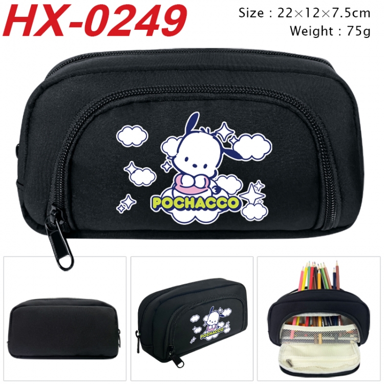 sanrio Anime 3D pen bag with partition stationery box 20x10x7.5cm 75g HX-0249