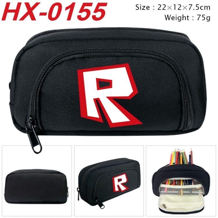 Roblox Anime 3D pen bag with partition stationery box 20x10x7.5cm 75g  HX-0155