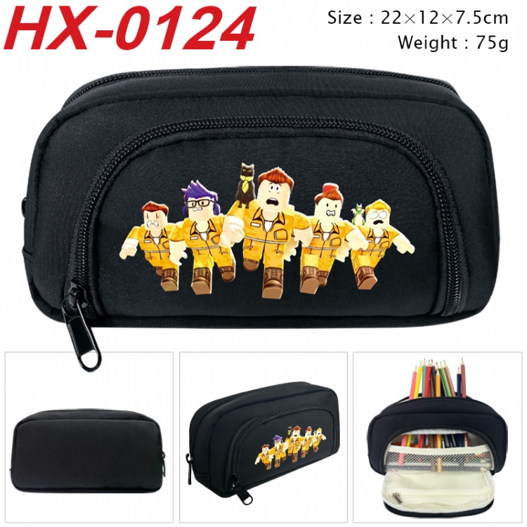 Roblox Anime 3D pen bag with partition stationery box 20x10x7.5cm 75g  HX-0124