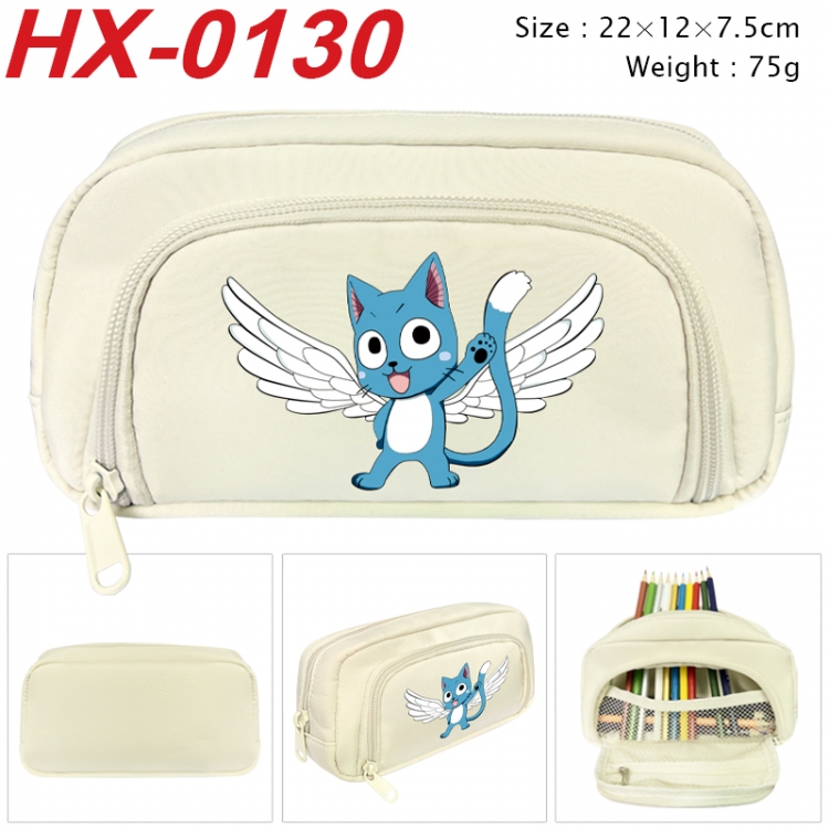 Fairy tail Anime 3D pen bag with partition stationery box 20x10x7.5cm 75g  HX-0130