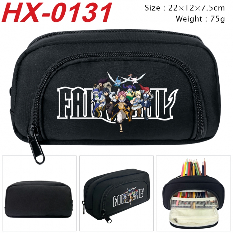 Fairy tail Anime 3D pen bag with partition stationery box 20x10x7.5cm 75g HX-0131