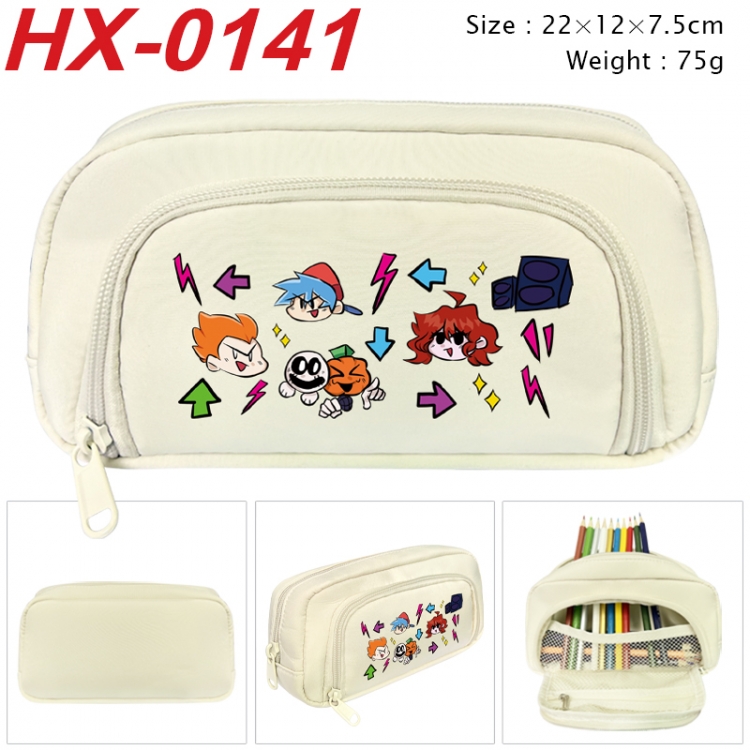Friday Night Funkin Anime 3D pen bag with partition stationery box 20x10x7.5cm 75g HX-0141