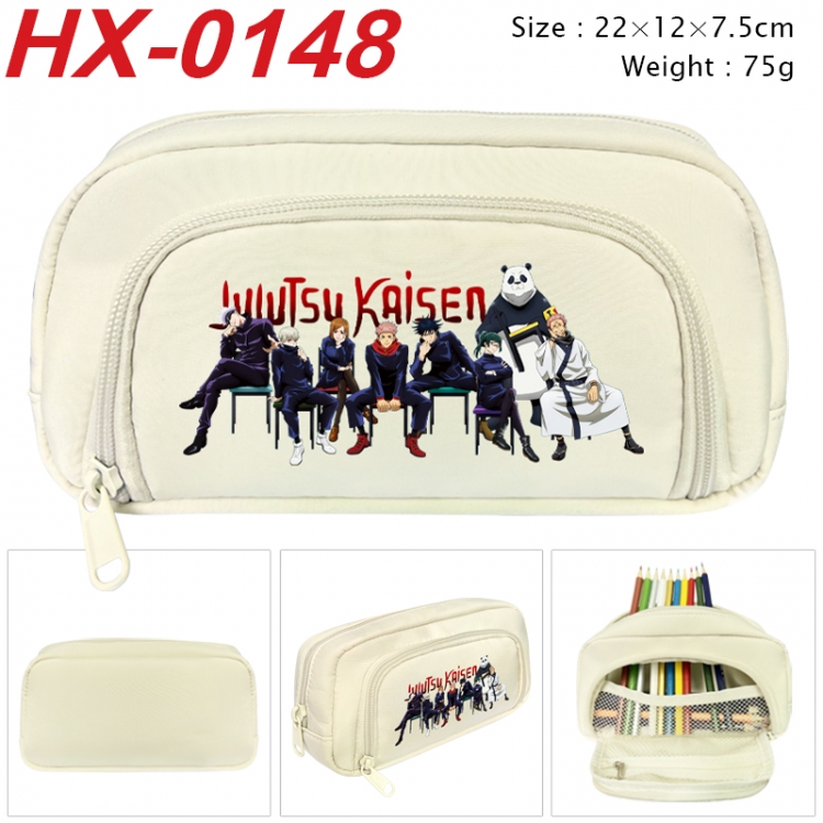Jujutsu Kaisen Anime 3D pen bag with partition stationery box 20x10x7.5cm 75g HX-0148