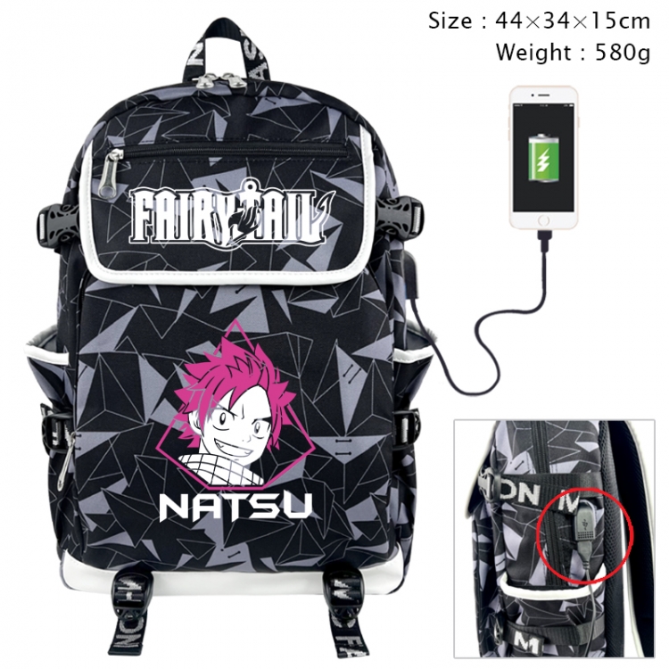 Fairy tail Anime 3D pen bag with partition stationery box 20x10x7.5cm 75g