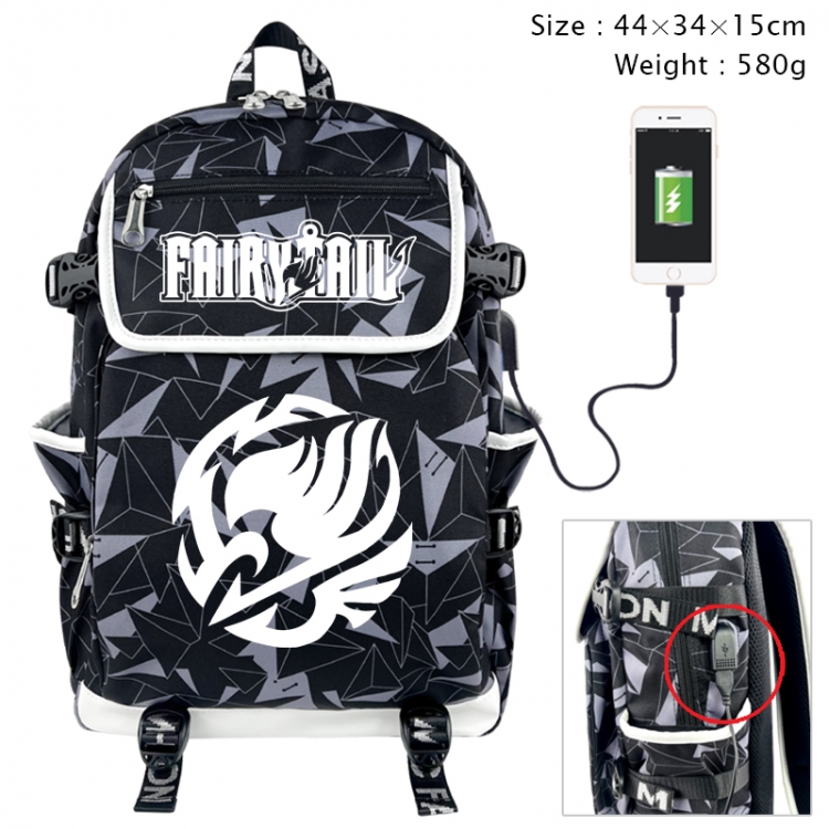 Fairy tail Anime 3D pen bag with partition stationery box 20x10x7.5cm 75g