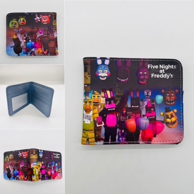 Five Nights at Freddy’ s Full color Two fold short card case wallet 11X9.5CM
