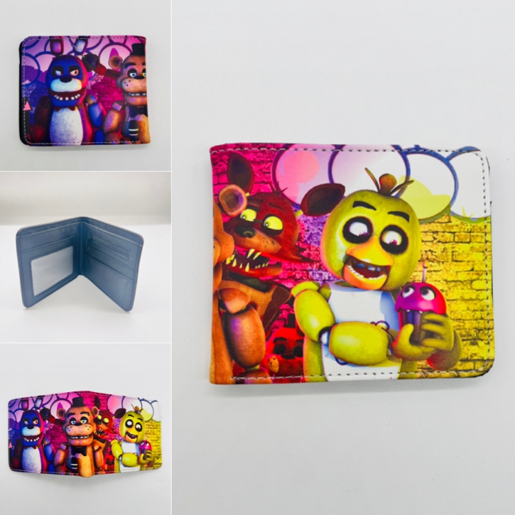 Five Nights at Freddy’ s Full color Two fold short card case wallet 11X9.5CM