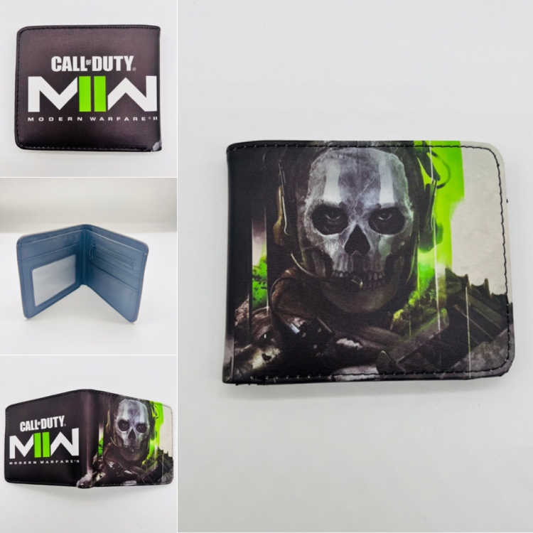 Call of Duty Full color Two fold short card case wallet 11X9.5CM