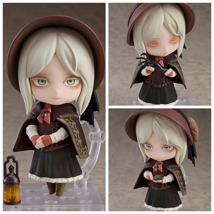 BloodBorne Q version clay  Interchangeable face  Boxed Figure Decoration Model 10cm