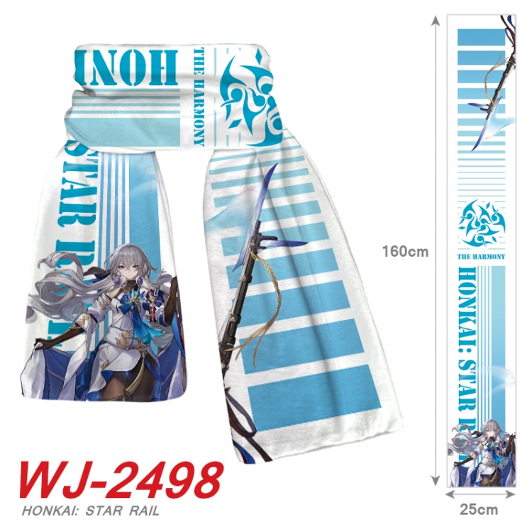 Honkai: Star Rail Anime Plush Impression Scarf Neck 25x160cm WJ-2498